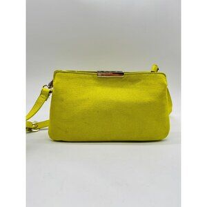 On 34th Macy's Redelle textured lizard small crossbody bag clutch - Yellow